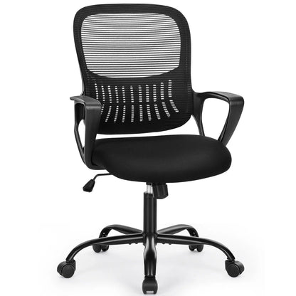 Tall Office Chair For Standing Desk With Adjustable Foot Ring,Counter Height Office Chairs SimplyOnlineShopping