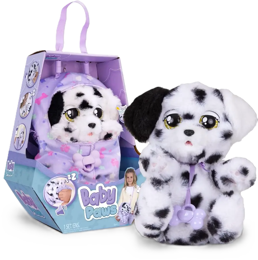 Baby Paws – Dalmatiner Plüsch‑Spielset 20–25 cm SimplyOnlineShopping