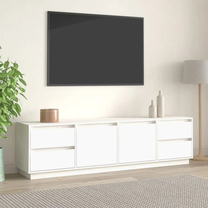TV cabinet 176x37x47.5 cm solid pine wood   TV cabinet SimplyOnlineShopping