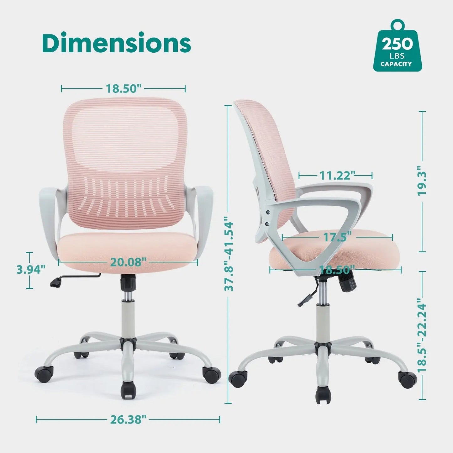 Tall Office Chair For Standing Desk With Adjustable Foot Ring,Counter Height Office Chairs SimplyOnlineShopping